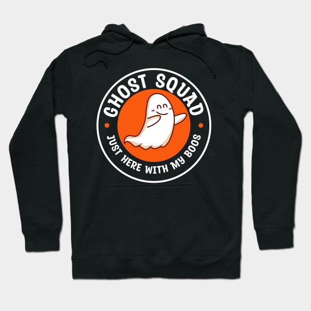 Ghost Squad - Cute Halloween Ghost Hoodie by kim.id